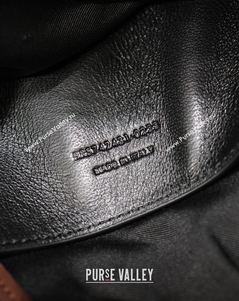 Saint Laurent Jamie 4.3 Large Bag in Soft Lambskin 742431 Brown Coffee 2025 (YY-250409090)