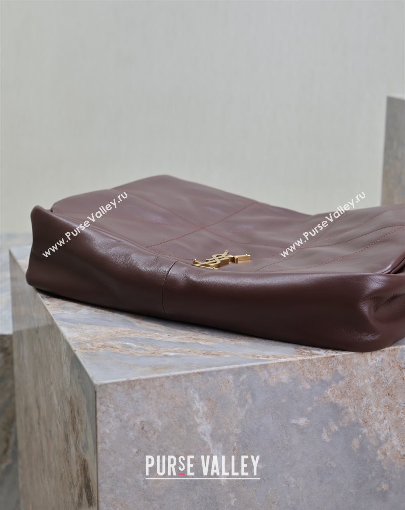 Saint Laurent Jamie 4.3 Large Bag in Soft Lambskin 742431 Brown Coffee 2025 (YY-250409090)