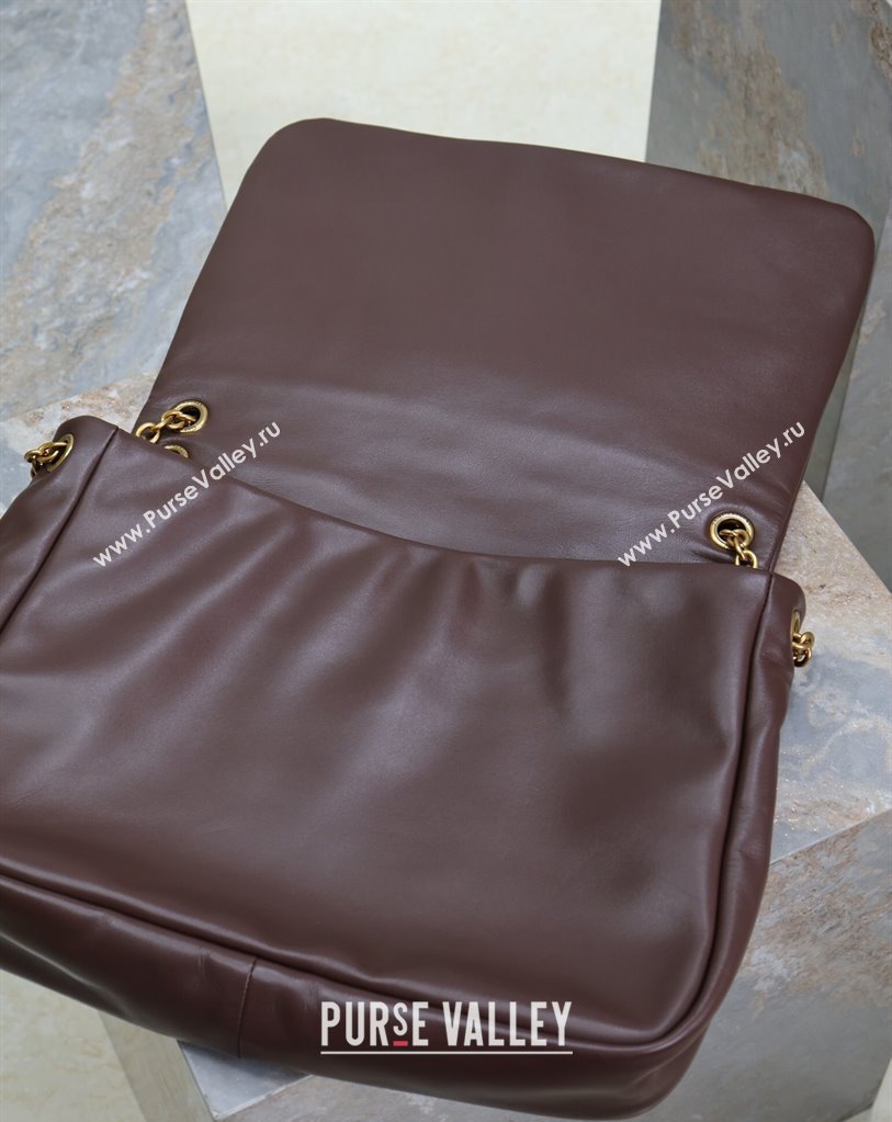 Saint Laurent Jamie 4.3 Large Bag in Soft Lambskin 742431 Brown Coffee 2025 (YY-250409090)
