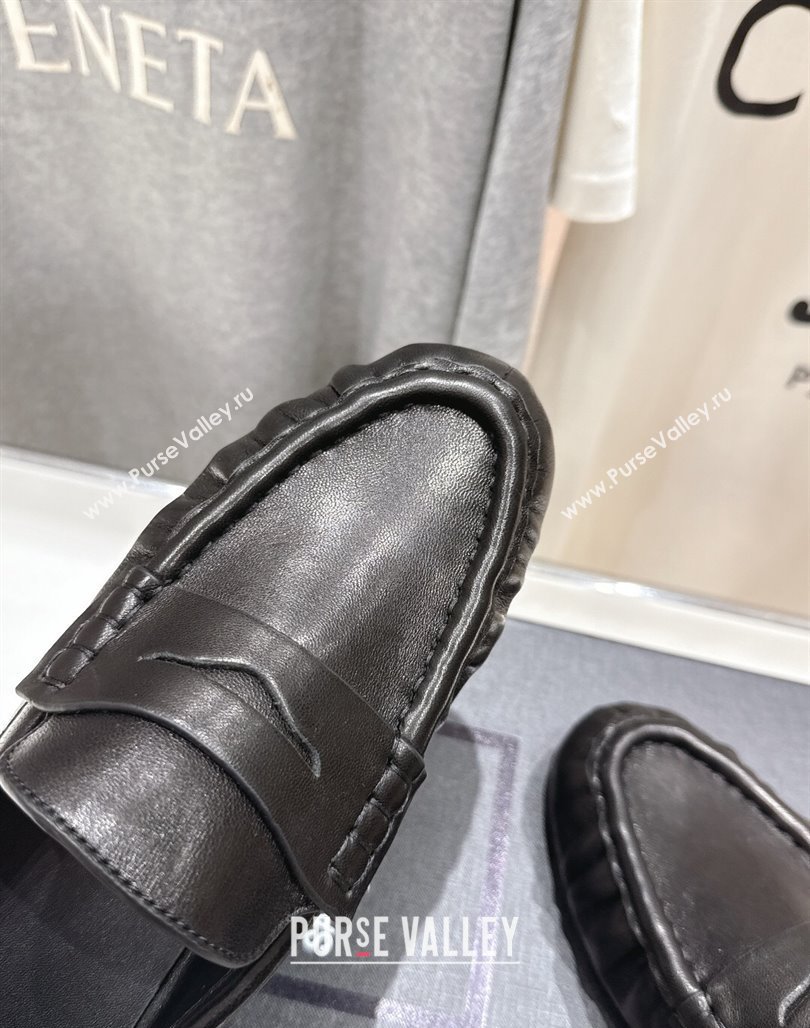 Saint Laurent Le Loafers Mules in Calf Leather Black 2025 (MD-250424036)