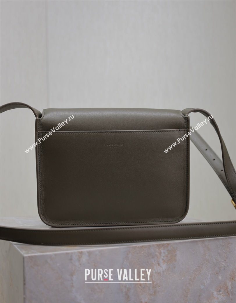 Saint Laurent Niki Satchel Bag in Leather Green/Gold 2025 718556 (YY-250625083)