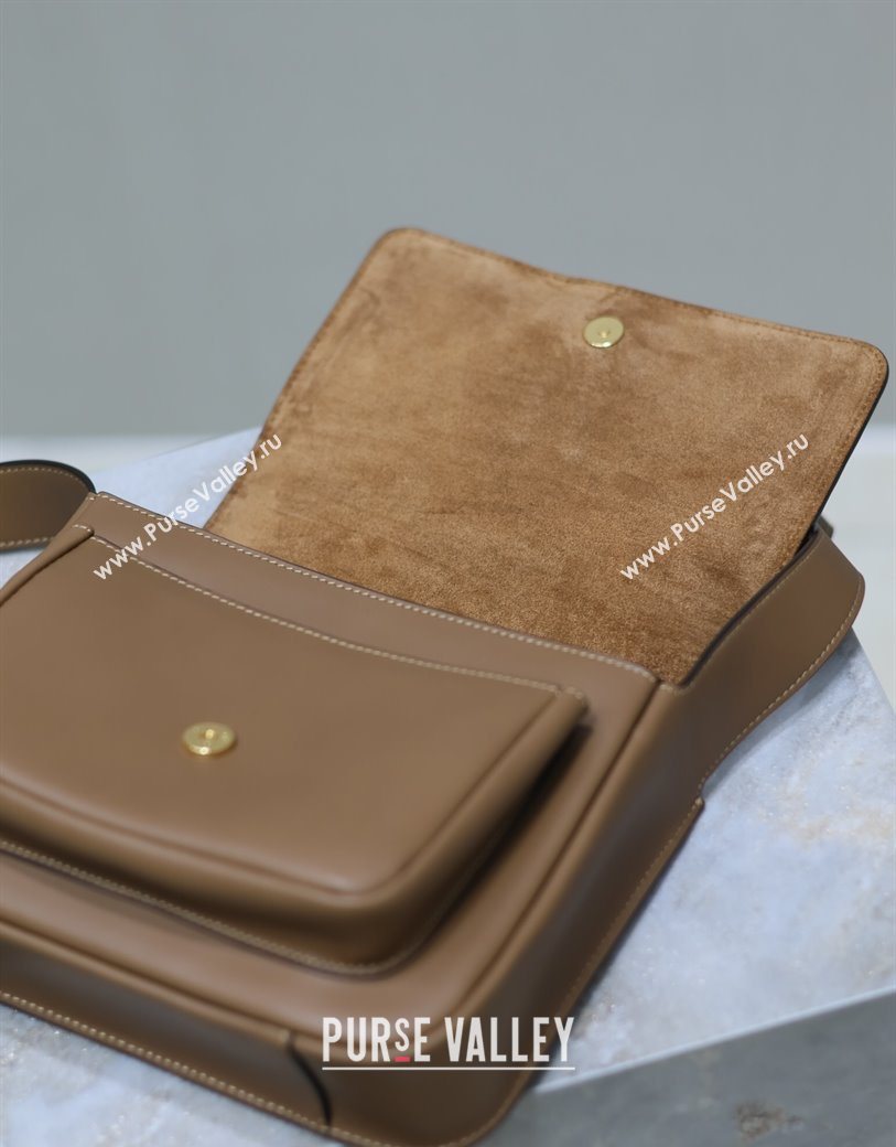 Saint Laurent Niki Satchel Bag in Leather Brown 2025 718556 (YY-250625084)