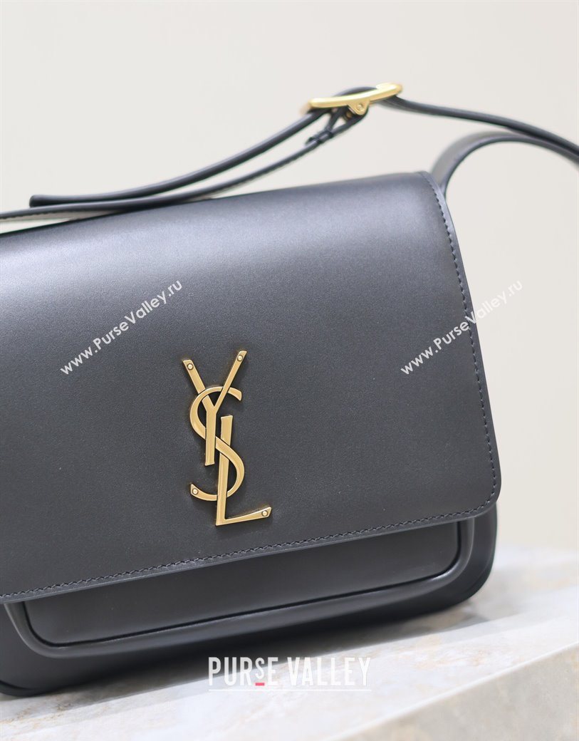 Saint Laurent Niki Satchel Bag in Leather Black/Gold 2025 718556 (YY-250625085)