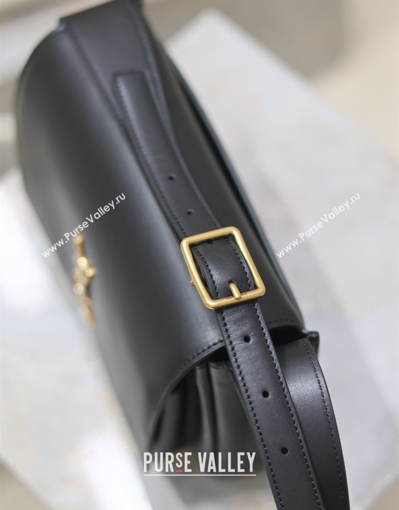 Saint Laurent Niki Satchel Bag in Leather Black/Gold 2025 718556 (YY-250625085)