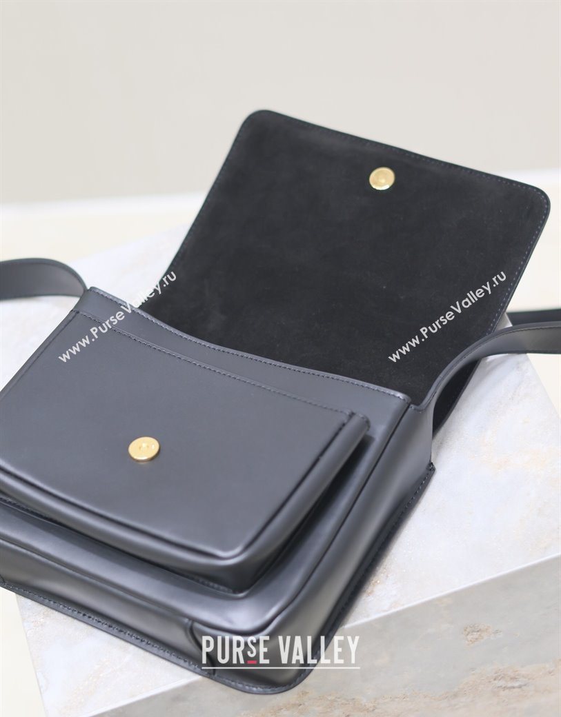 Saint Laurent Niki Satchel Bag in Leather Black/Gold 2025 718556 (YY-250625085)