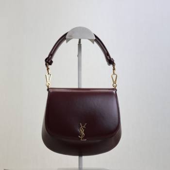 Saint Laurent Voltaire Bag in Calf Leather Burgundy 2025 753824 (YY-250924144)