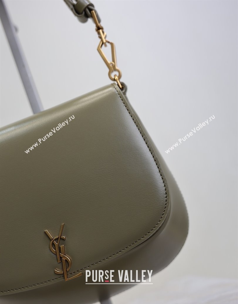 Saint Laurent Voltaire Bag in Calf Leather Green 2025 753824 (YY-250924145)