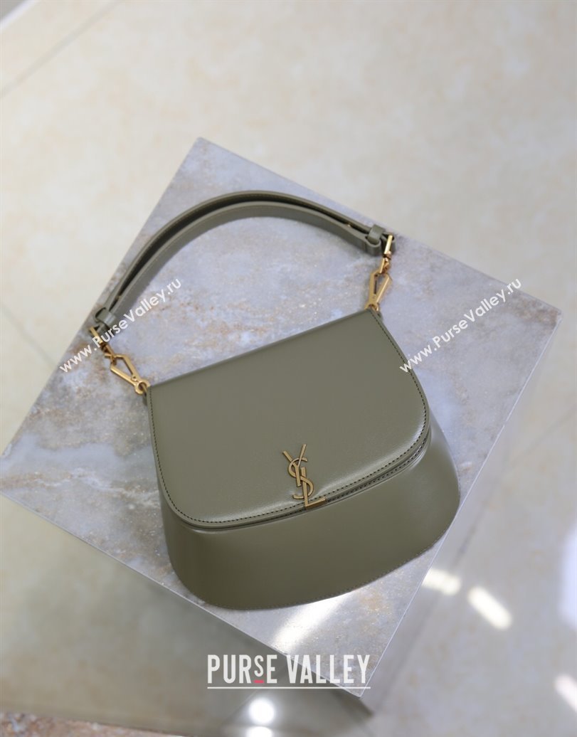 Saint Laurent Voltaire Bag in Calf Leather Green 2025 753824 (YY-250924145)