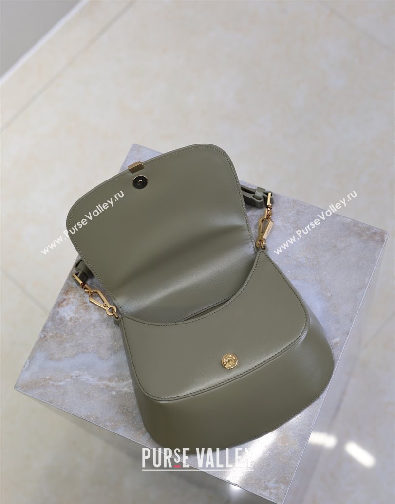 Saint Laurent Voltaire Bag in Calf Leather Green 2025 753824 (YY-250924145)