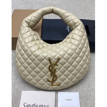 Saint Laurent Icarino Hobo Bag in Quilted Nappa Leather Light Apricot 2025 858160 (YY-250924069)