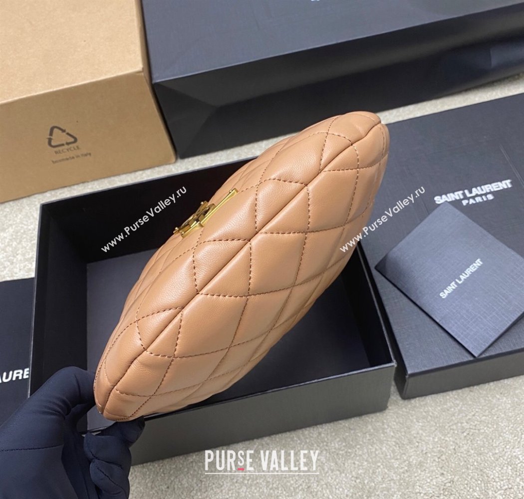 Saint Laurent Icarino Mini Bag in Quilted Nappa Leather Rose Pink 2025 851689 (YY-250924057)