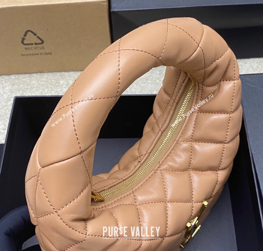 Saint Laurent Icarino Mini Bag in Quilted Nappa Leather Rose Pink 2025 851689 (YY-250924057)