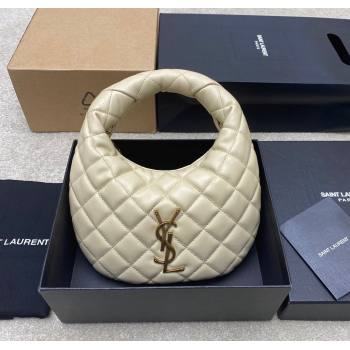 Saint Laurent Icarino Mini Bag in Quilted Nappa Leather Light Apicot 2025 851689 (YY-250924059)