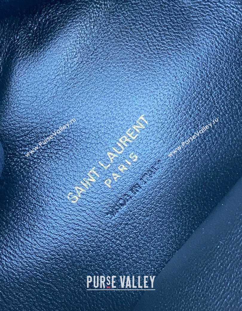 Saint Laurent Icarino Mini Bag in Quilted Suede Caramel Cognac Brown 2025 851689 (YY-250924060)