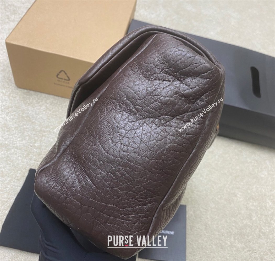 Saint Laurent Calypso Large Bag in Grained Lambskin 777399 Coffee Brown 2025 (YY-250924088)