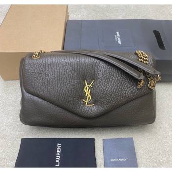 Saint Laurent Calypso Large Bag in Grained Lambskin 777399 Musk Green 2025 (YY-250924091)