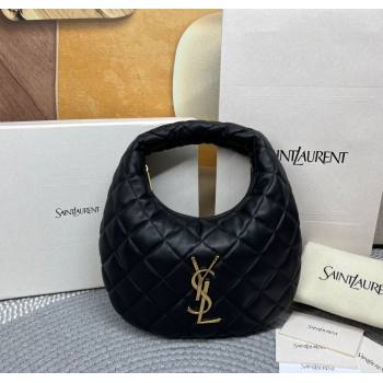 Saint Laurent Icarino Mini Bag in Quilted Nappa Leather Black 2025 851689 (nana-250924055)