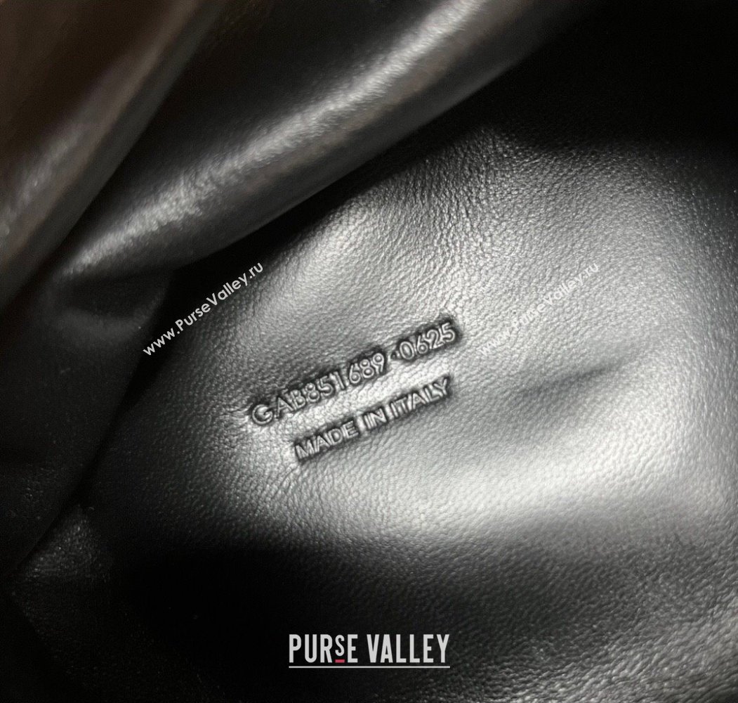 Saint Laurent Icarino Mini Bag in Quilted Nappa Leather Black 2025 851689 (nana-250924055)