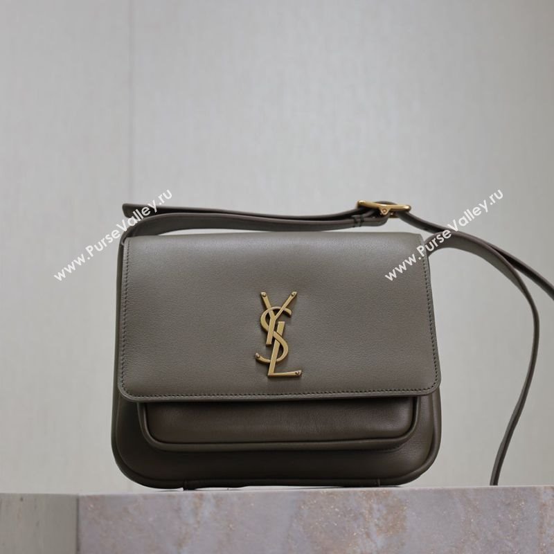 Saint Laurent Niki Baby Bag in Calf Leather Green 2025 633151 (YY-250924116)