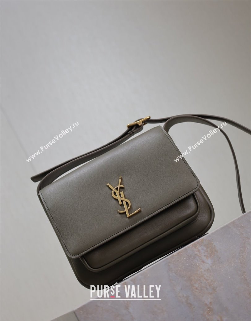 Saint Laurent Niki Baby Bag in Calf Leather Green 2025 633151 (YY-250924116)