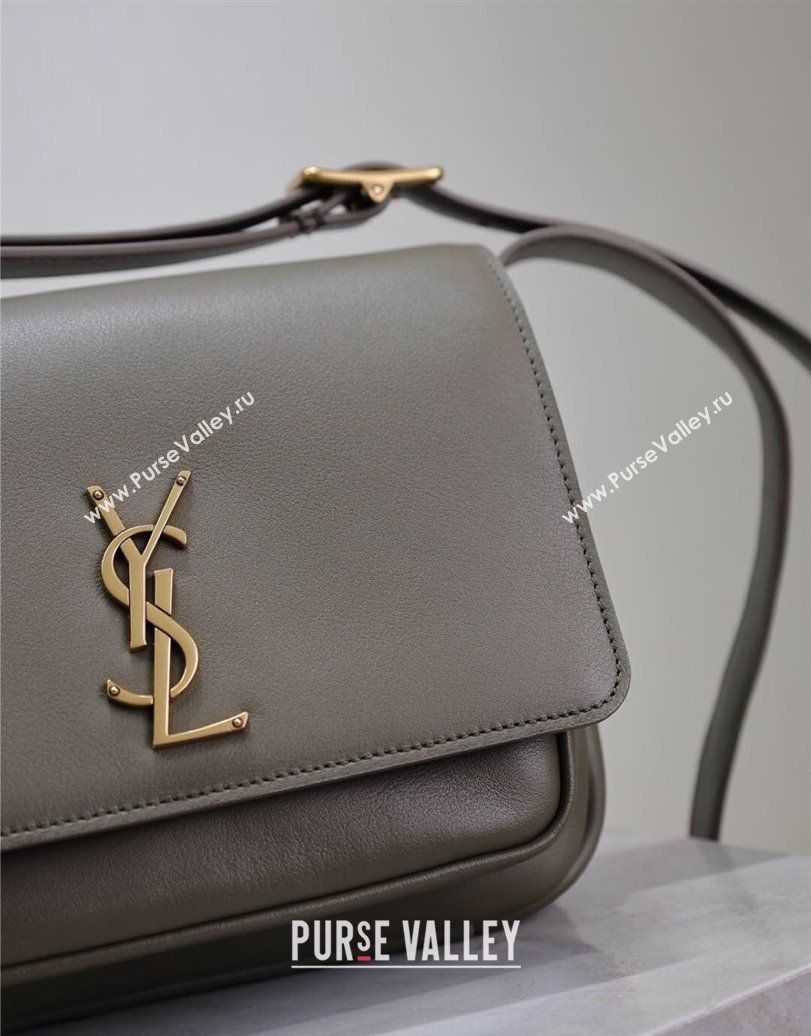 Saint Laurent Niki Baby Bag in Calf Leather Green 2025 633151 (YY-250924116)