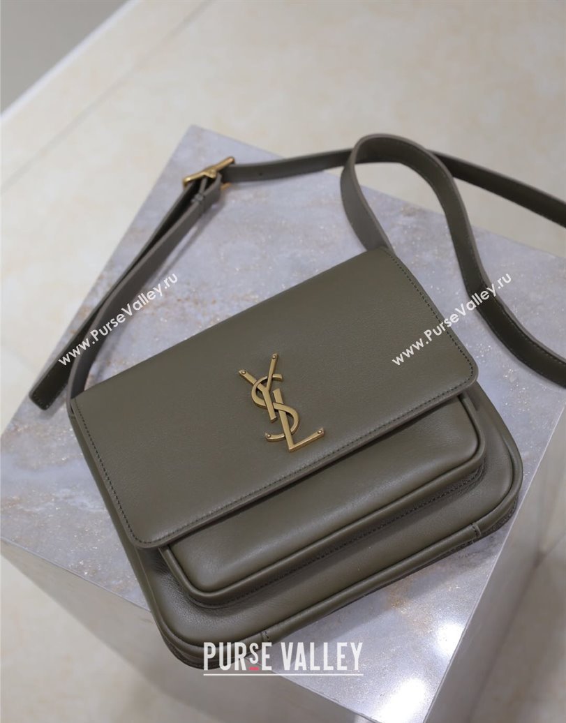 Saint Laurent Niki Baby Bag in Calf Leather Green 2025 633151 (YY-250924116)