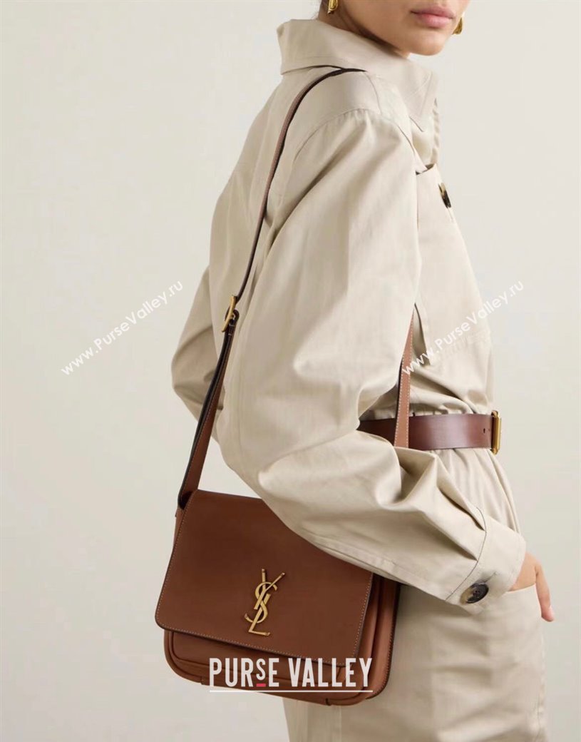 Saint Laurent Niki Baby Bag in Calf Leather Light Brown 2025 633151 (YY-250924117)