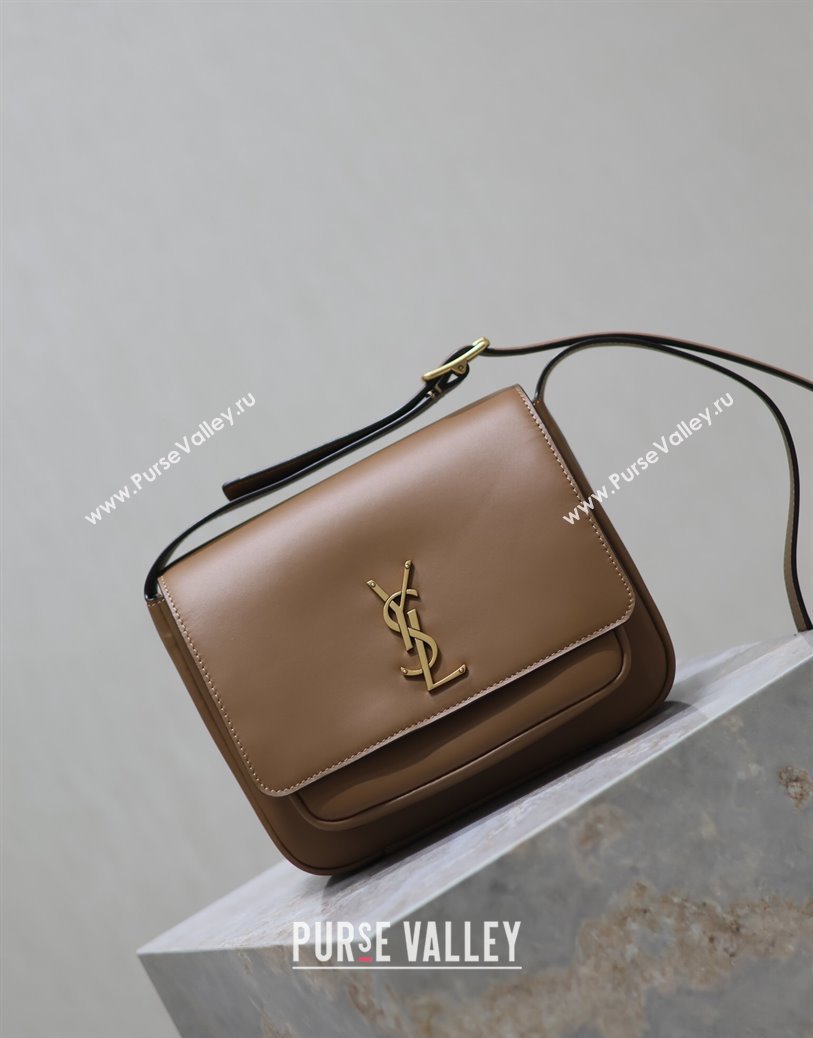 Saint Laurent Niki Baby Bag in Calf Leather Light Brown 2025 633151 (YY-250924117)