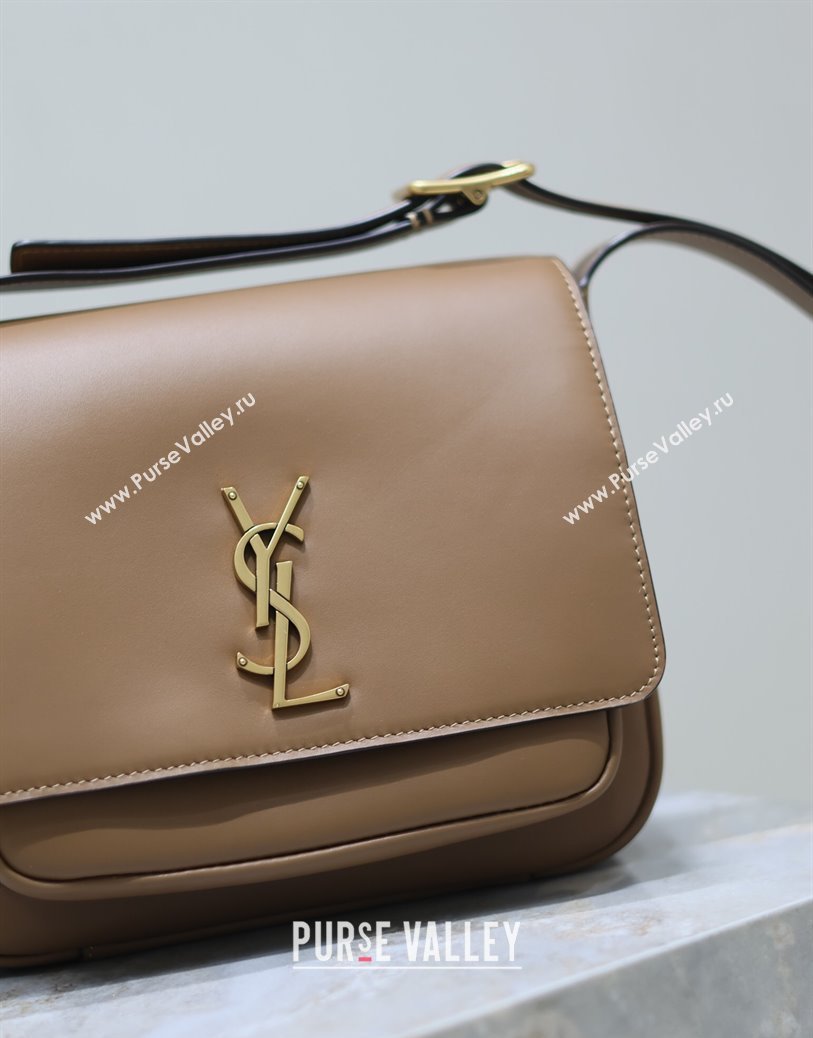 Saint Laurent Niki Baby Bag in Calf Leather Light Brown 2025 633151 (YY-250924117)
