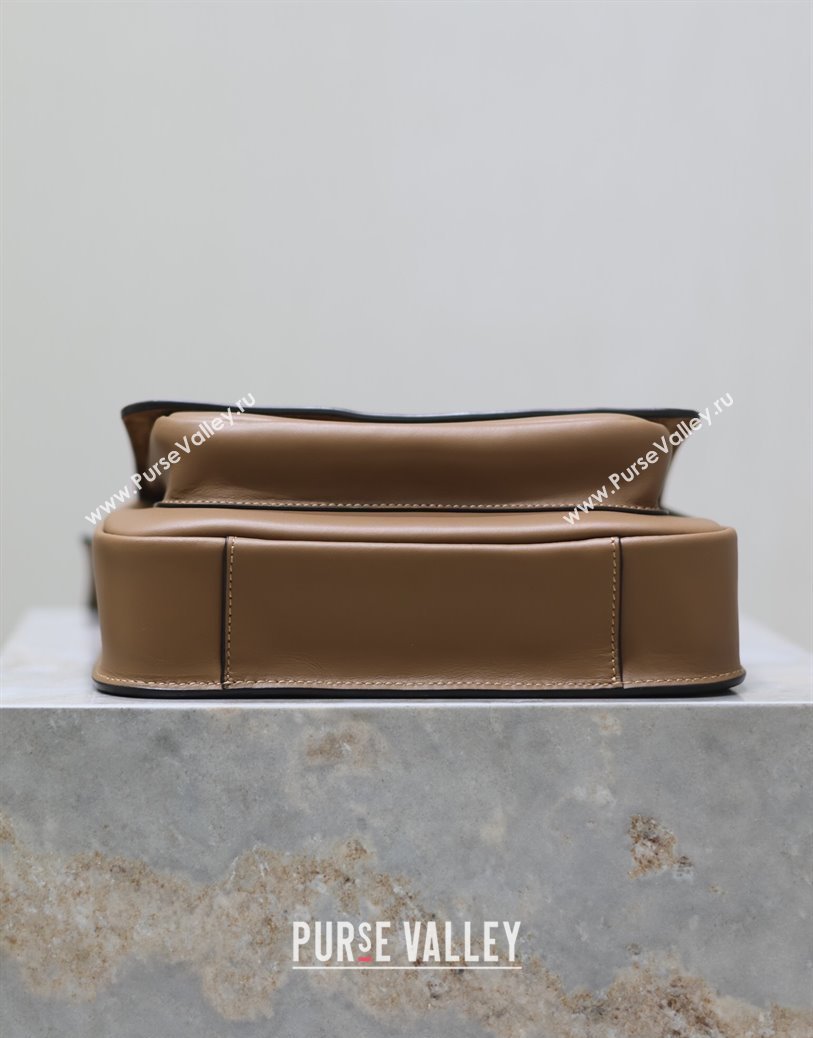 Saint Laurent Niki Baby Bag in Calf Leather Light Brown 2025 633151 (YY-250924117)