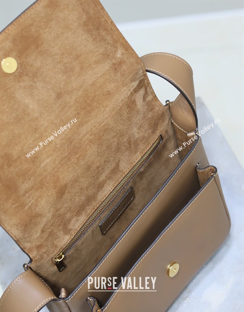 Saint Laurent Niki Baby Bag in Calf Leather Light Brown 2025 633151 (YY-250924117)