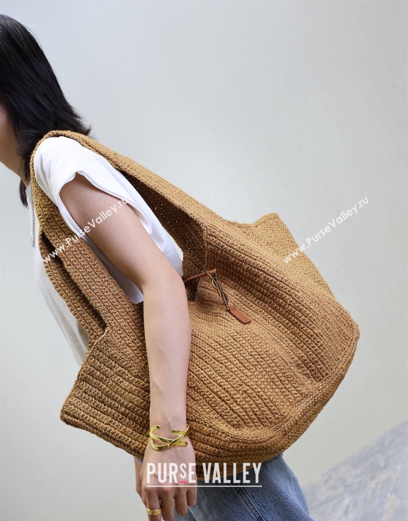 Saint Laurent Bea Tote Bag in Braided Cord Beige 763435 2025 (YY-250924125)