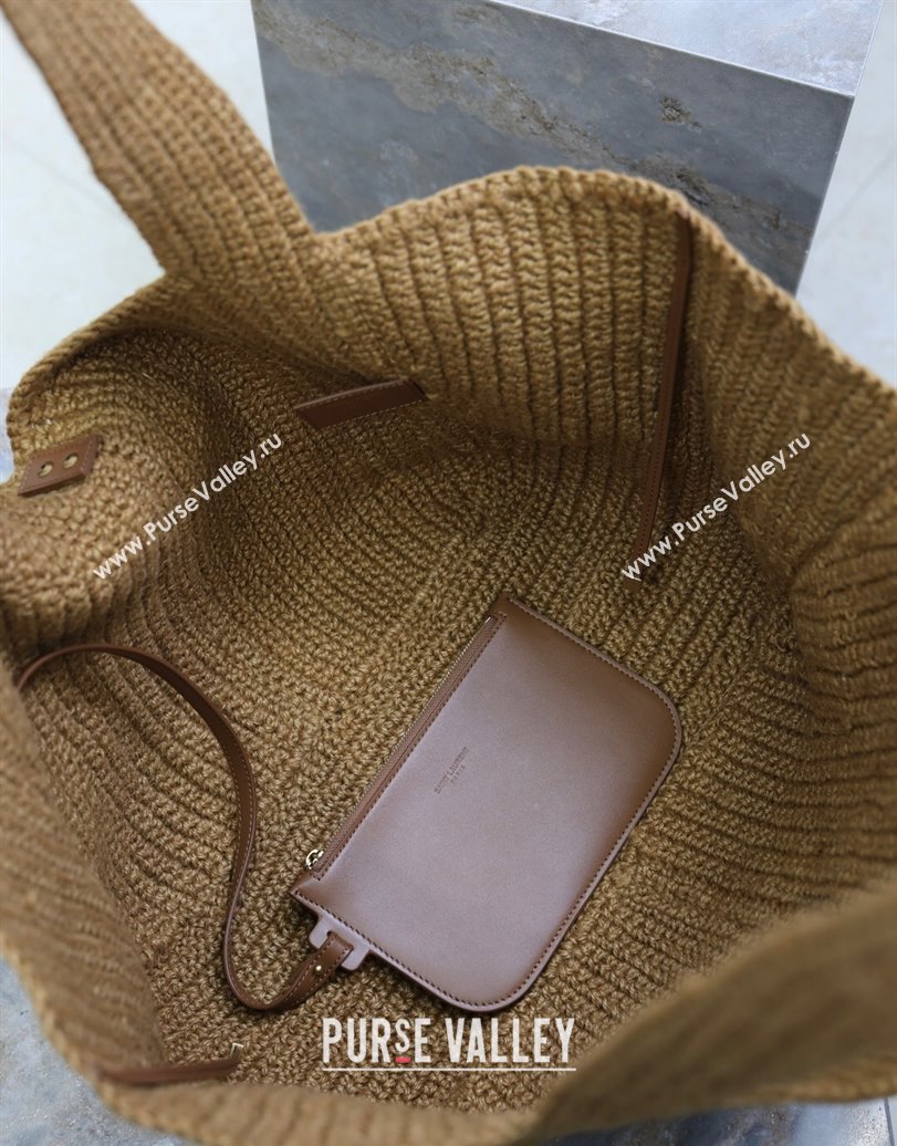 Saint Laurent Bea Tote Bag in Braided Cord Beige 763435 2025 (YY-250924125)