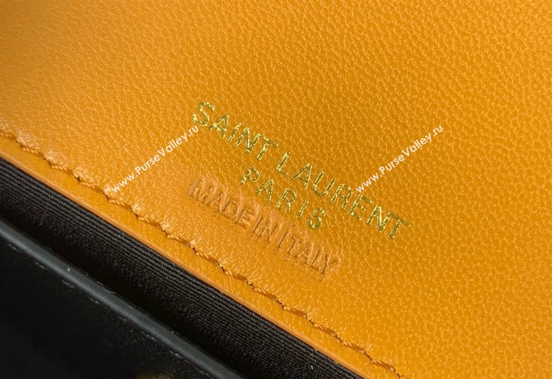 Saint Laurent Loulou Mini Bag in Matelasse Lambskin Sunflower Yellow 2025 821749 (YY-250924135)