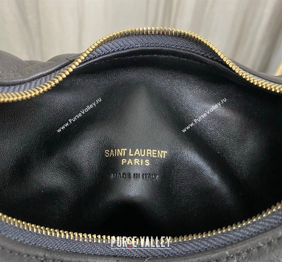 Saint Laurent Icarino Mini Bag in Quilted Nappa Leather Urban Grey 2026 851689 (nana-260403059)