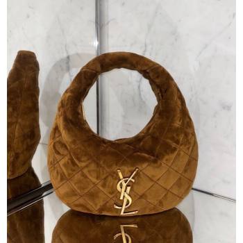 Saint Laurent Icarino Mini Bag in Quilted Nappa Leather Caramel Cognac 2026 851689 (nana-260403061)