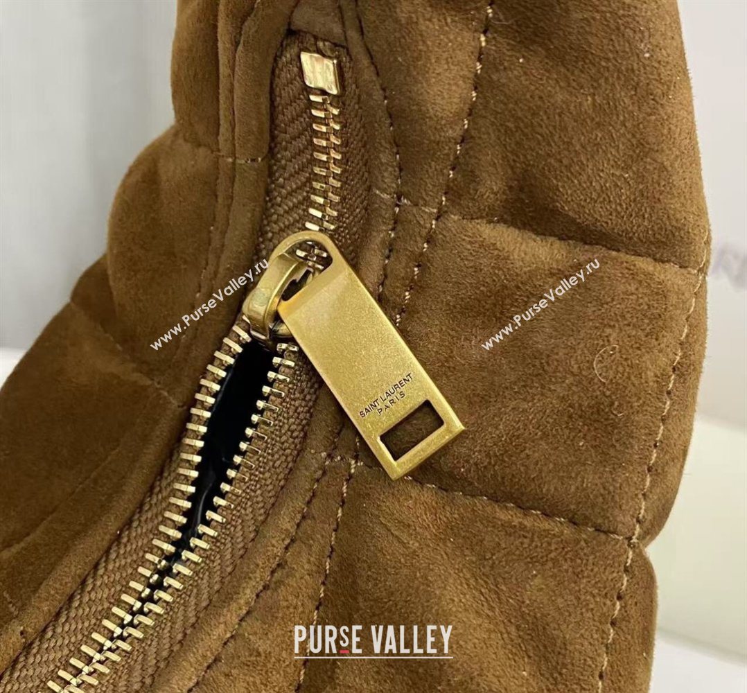 Saint Laurent Icarino Mini Bag in Quilted Nappa Leather Caramel Cognac 2026 851689 (nana-260403061)