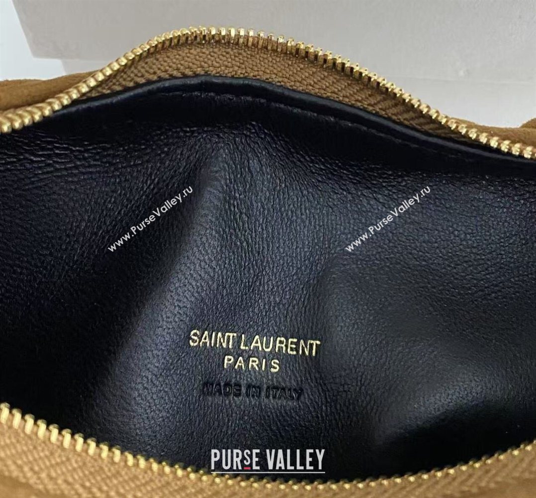 Saint Laurent Icarino Mini Bag in Quilted Nappa Leather Caramel Cognac 2026 851689 (nana-260403061)