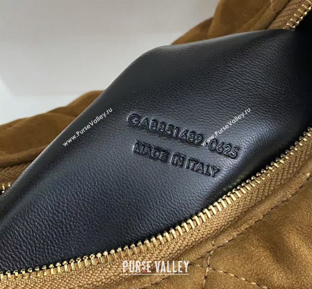 Saint Laurent Icarino Mini Bag in Quilted Nappa Leather Caramel Cognac 2026 851689 (nana-260403061)