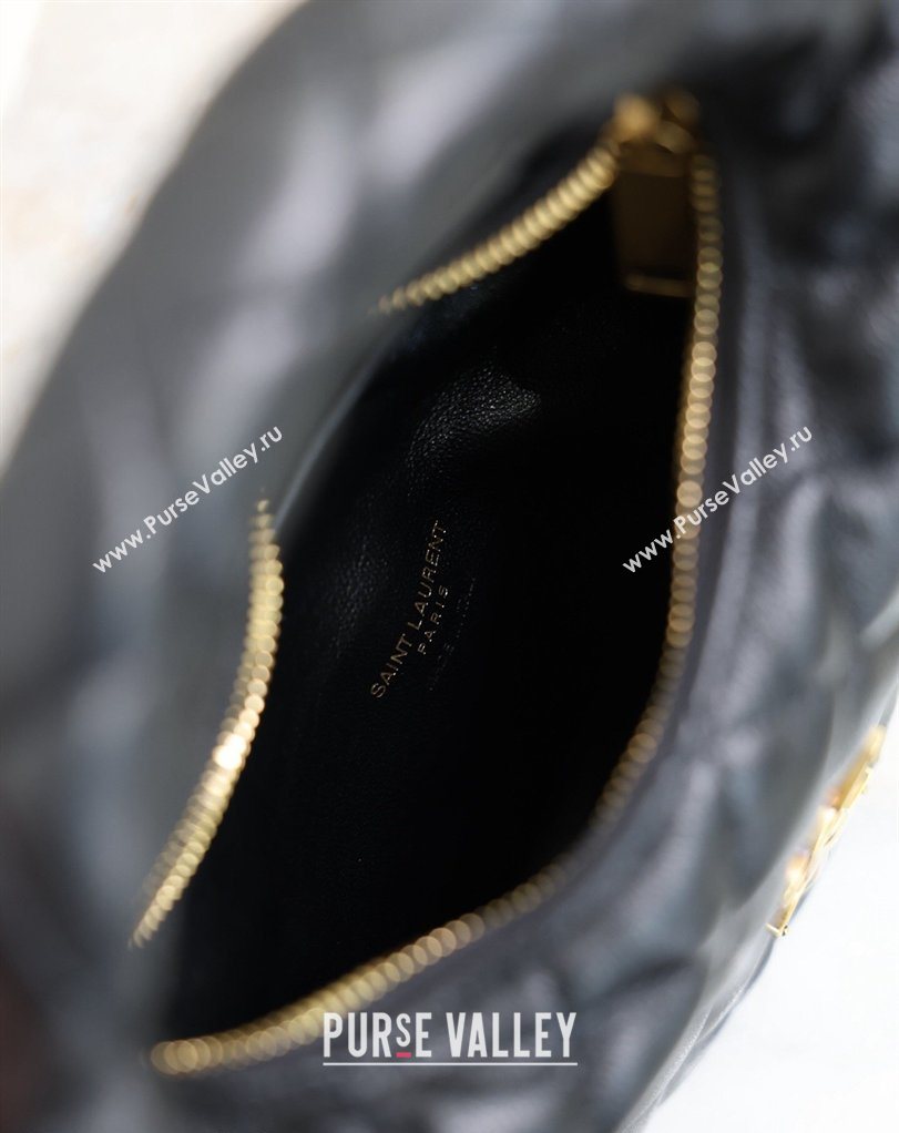 Saint Laurent ICARINO mini bag in quilted nappa leather Black 2026 871329 (MHUI-260403097)