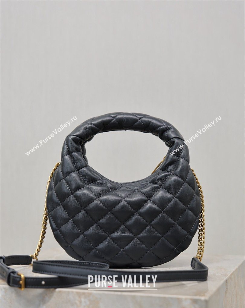 Saint Laurent ICARINO mini bag in quilted nappa leather Grey 2026 871329 (MHUI-260403101)