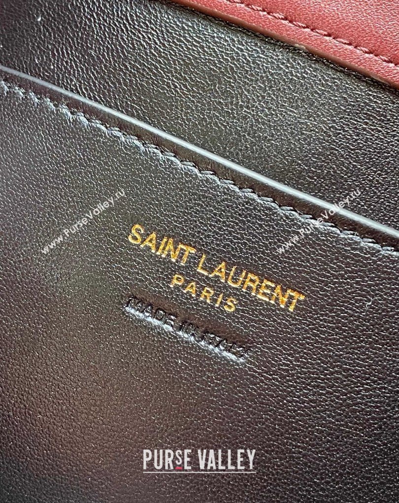 Saint Laurent Cassander XXL Envelope Pouch On Chain in Leopard Print 2026 841702 (MHUI-260403103)
