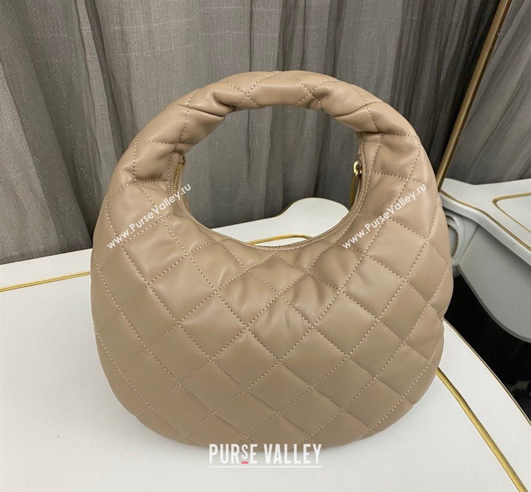 Saint Laurent Icarino Mini Bag in Quilted Nappa Leather Apricot 2026 851689 (nana-260403056)