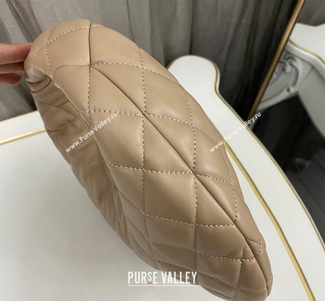 Saint Laurent Icarino Mini Bag in Quilted Nappa Leather Apricot 2026 851689 (nana-260403056)