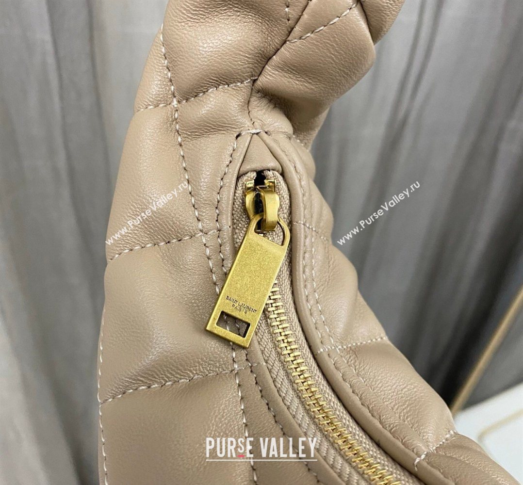 Saint Laurent Icarino Mini Bag in Quilted Nappa Leather Apricot 2026 851689 (nana-260403056)