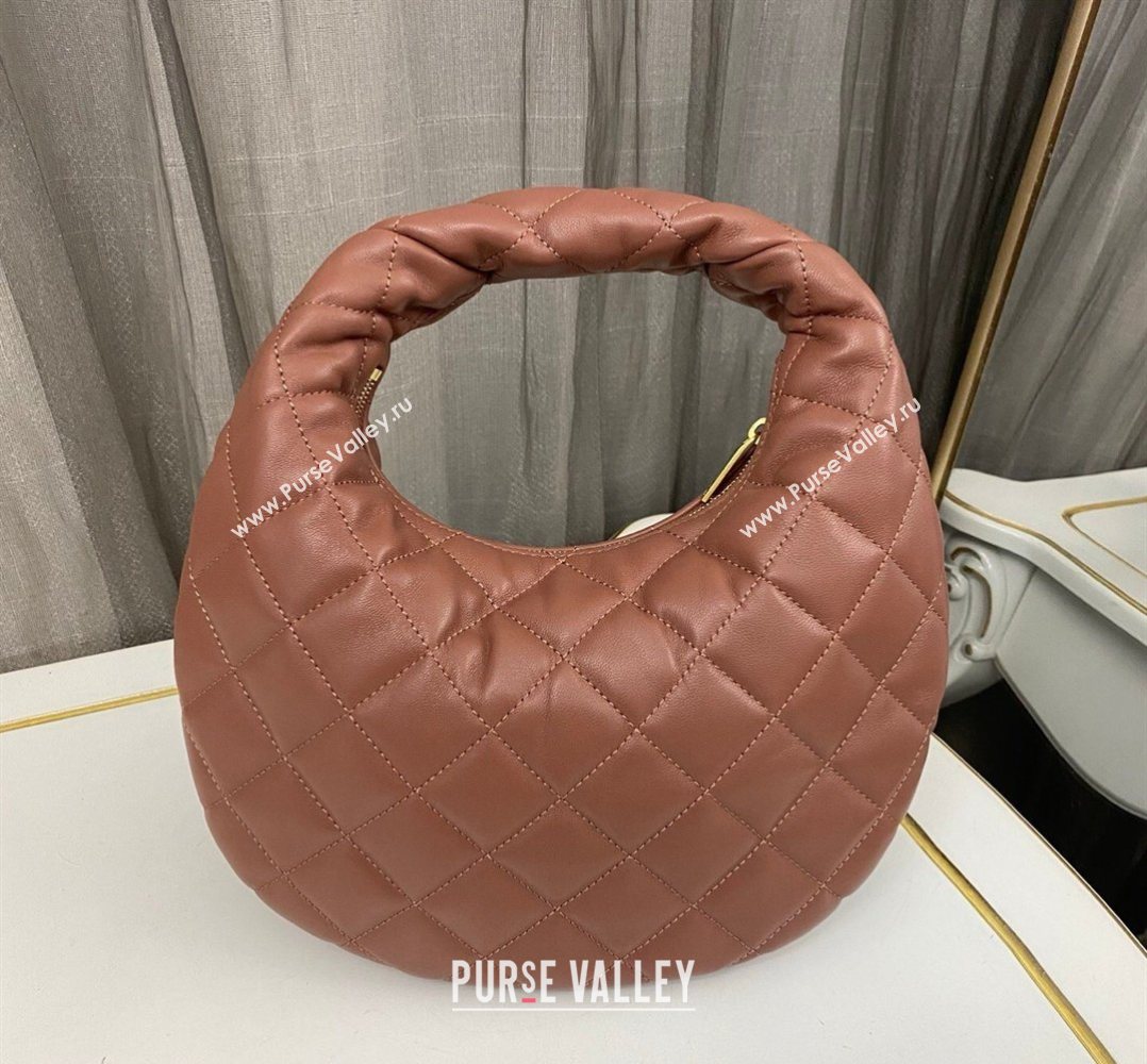 Saint Laurent Icarino Mini Bag in Quilted Nappa Leather Hortensia Pink 2026 851689 (nana-260403057)