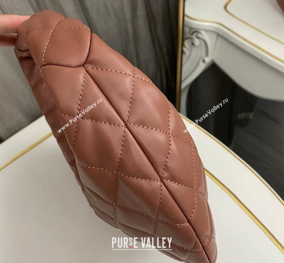 Saint Laurent Icarino Mini Bag in Quilted Nappa Leather Hortensia Pink 2026 851689 (nana-260403057)
