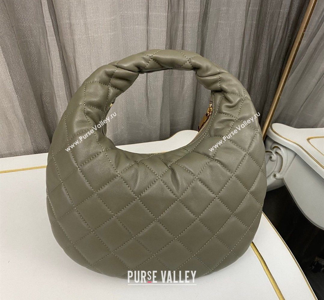 Saint Laurent Icarino Mini Bag in Quilted Nappa Leather Moss Green 2026 851689 (nana-260403058)