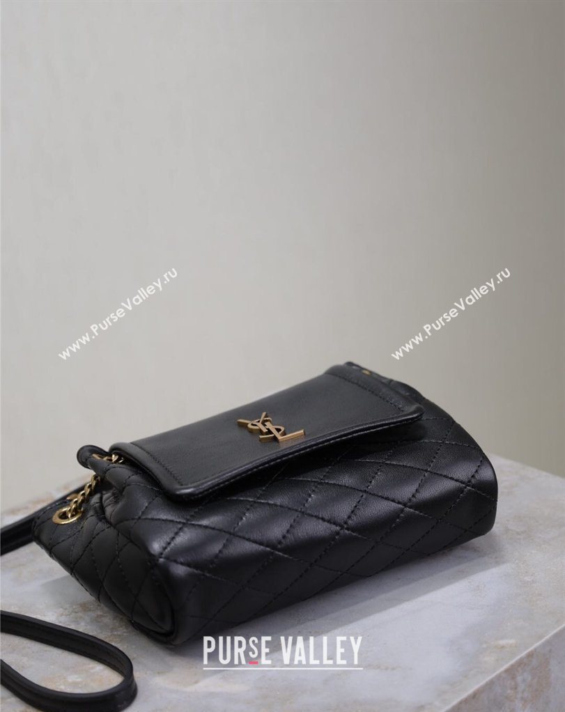 Saint Laurent Monogram Mini Nolita in Lambskin Leather 672738 Black 2026 (MHUI-260403118)