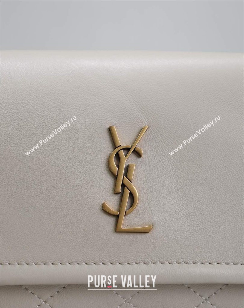 Saint Laurent Monogram Mini Nolita in Lambskin Leather 672738 White 2026 (MHUI-260403119)